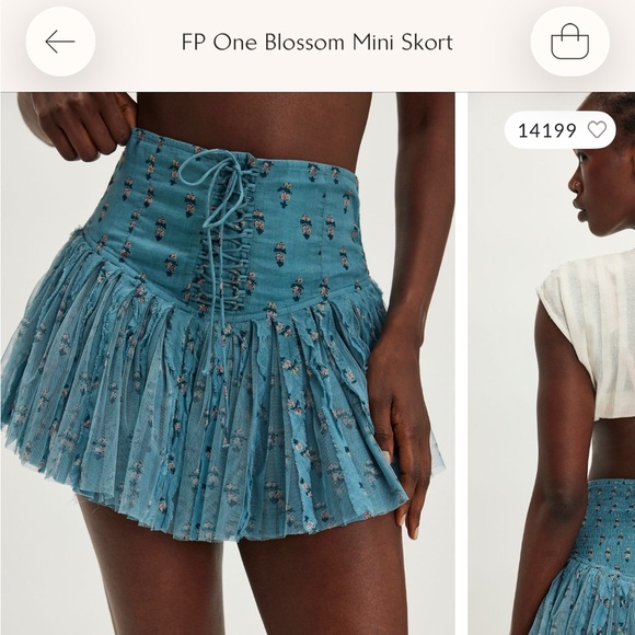Free People One Blossom Mini Skirt - Picture 5 of 5